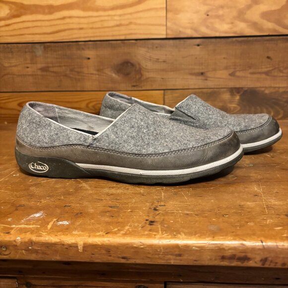 Chacos Gray Felt Shoes Men's Size 11 - Picture 2 of 7